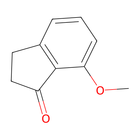 7-甲氧基-1-茚酮结构图