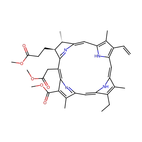 Chlorin e6 trimethyl ester结构图