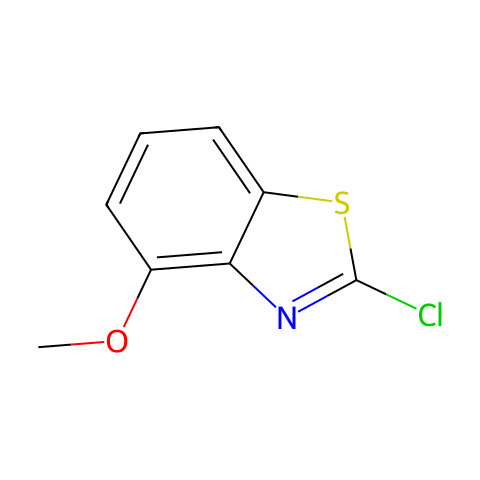 2-氯-4-甲氧基苯并噻唑结构图