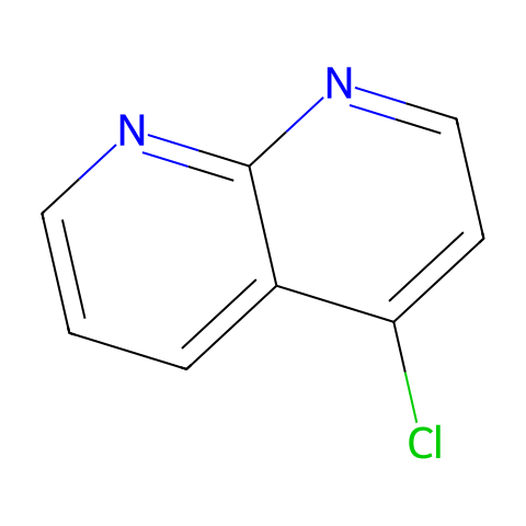 4-氯-1,8-二氮萘结构图