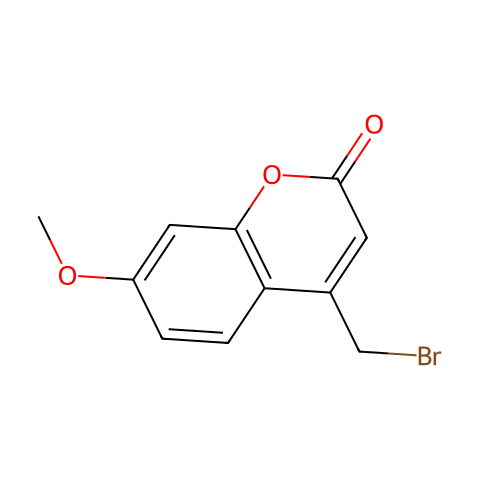 4-溴甲基-7-甲氧基香豆素结构图