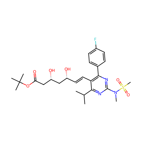 Rosuvastatin tert-Butyl Ester结构图
