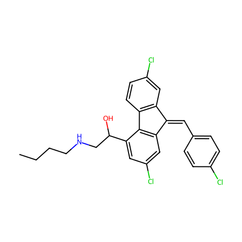 (Z)-Desbutyl Lumefantrine结构图