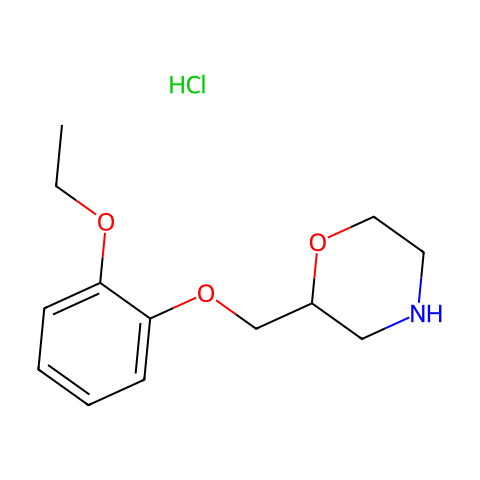 Viloxazine hydrochloride结构图