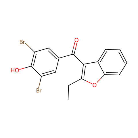 苯溴马隆结构图