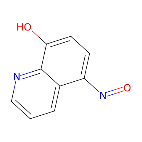 5-亚硝基-8-羟基喹啉结构图