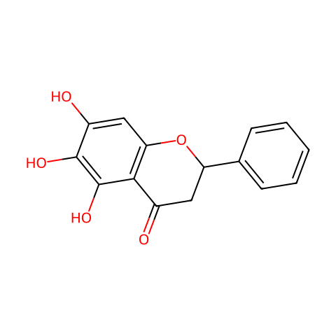 Dihydrobaicalein结构图