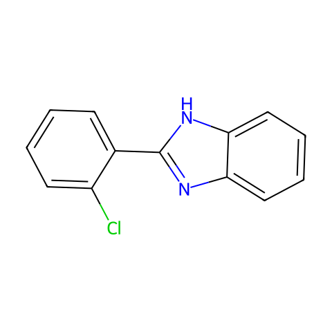 2-(2-氯苯基)苯并咪唑结构图