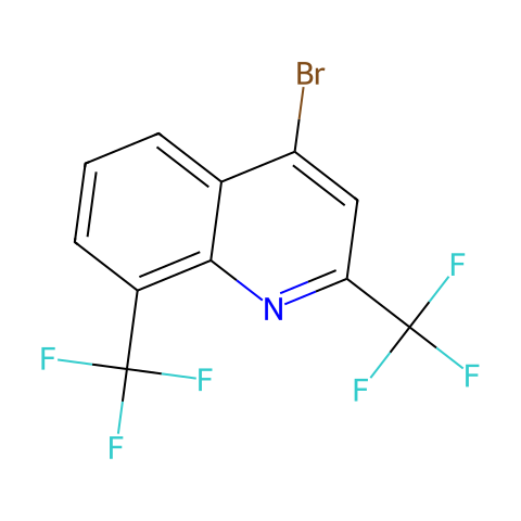 4-溴-2,8-双（三氟甲基）喹啉结构图