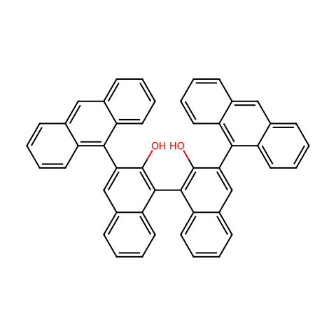 (S)-3,3′-二-9-蒽基-1,1′-二-2-萘酚结构图