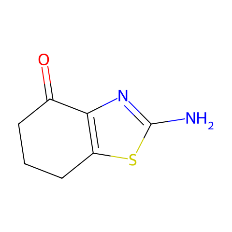 2-氨基-5,6-二氢苯并[D]噻唑-7(4H)-酮结构图