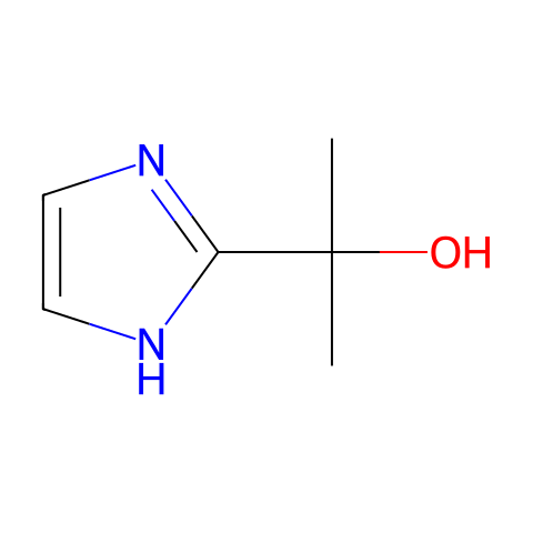 2-(1H-imidazol-2-yl)propan-2-ol结构图