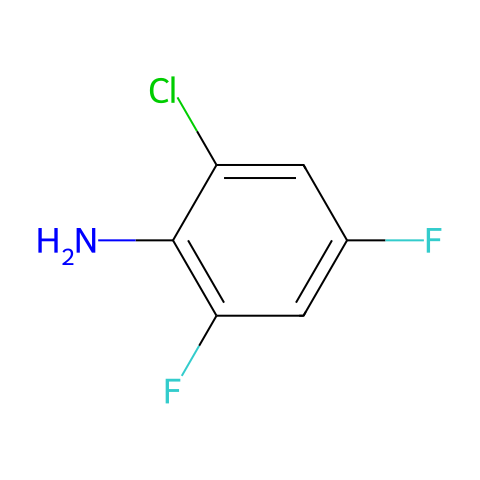 2-氯-4,6-二氟苯胺结构图