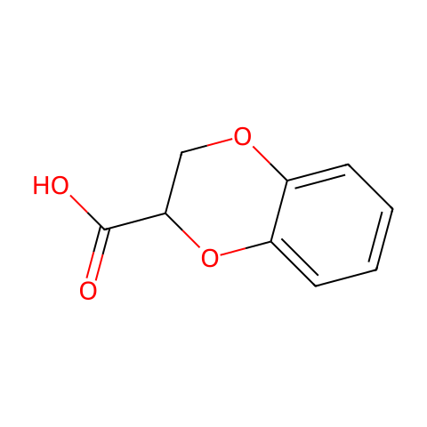 1,4-苯并二烷-2-羧酸结构图