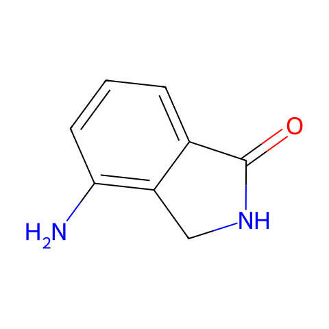 4-氨基-2,3-二氢-1H-异吲哚-1-酮结构图
