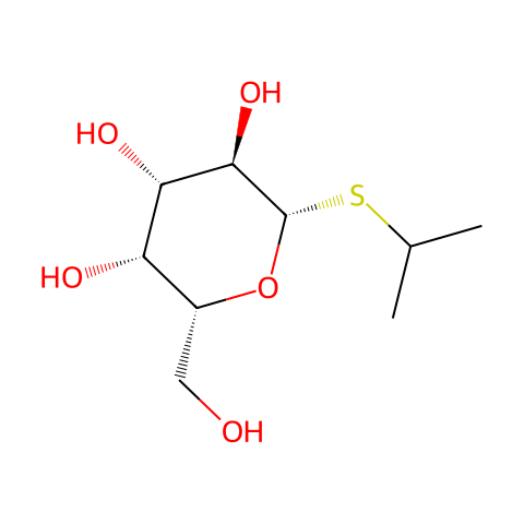 异丙基-β-D-硫代半乳糖苷结构图