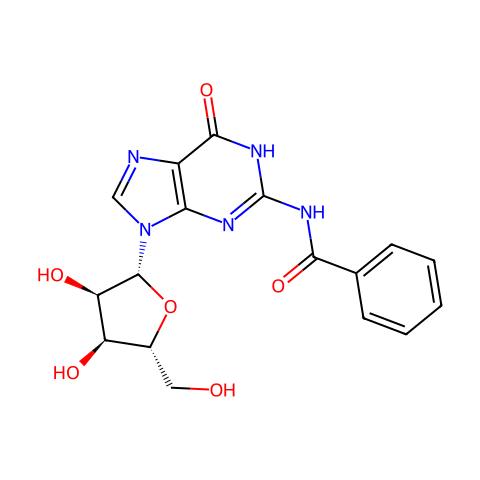N2-Benzoylguanosine结构图