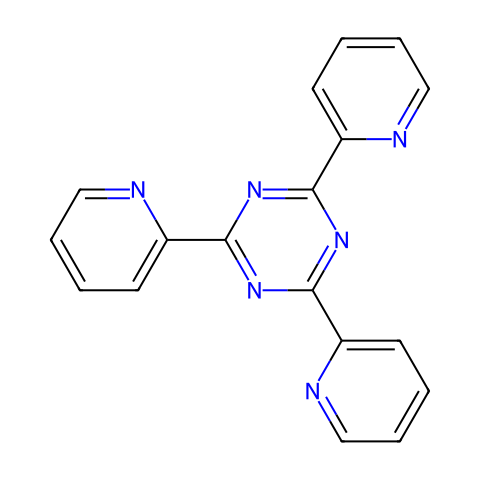 2,4,6-三吡啶基三嗪结构图