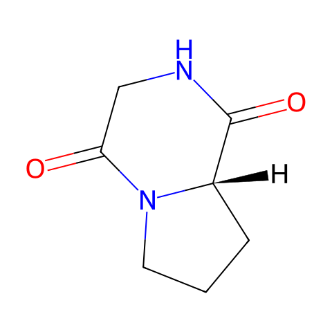 CYCLO(-GLY-PRO)结构图