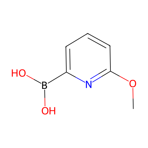6-Methoxypyridine-2-Boronic Acid结构图