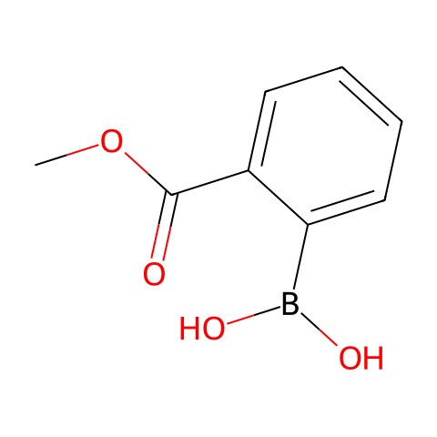 2-(甲氧基羰基)苯硼酸结构图