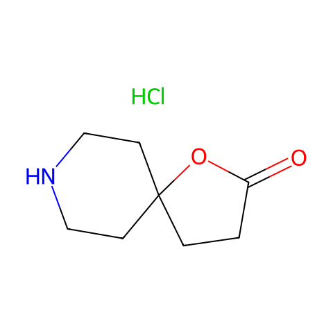 1-Oxa-8-azaspiro[4.5]decan-2-one hydrochloride结构图