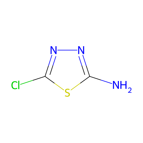 5-氯-1,3,4-噻二唑-2-胺结构图