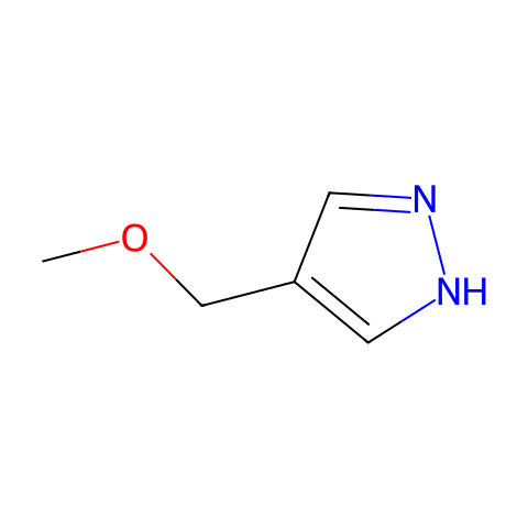 4-(methoxymethyl)-1H-pyrazole结构图