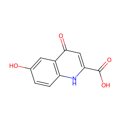 6-Hydroxykynurenic acid结构图