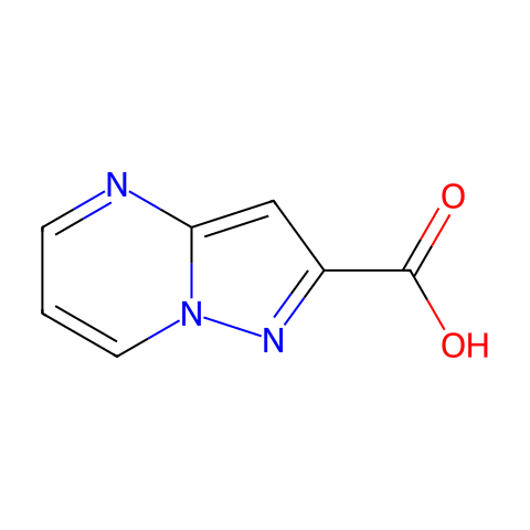 吡唑并[1,5-a]嘧啶-2-羧酸结构图