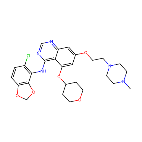 Saracatinib (AZD0530)结构图