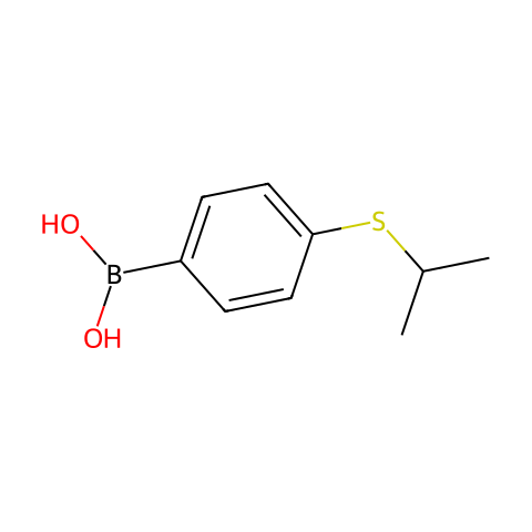 4-Isopropylthiophenylboronic Acid结构图