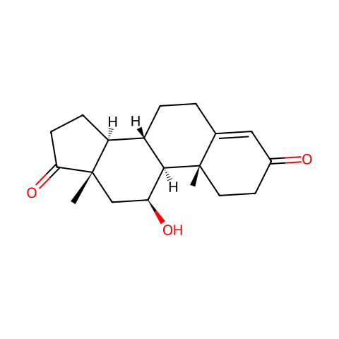 4-雄烯-11β-醇-3,17-二酮结构图