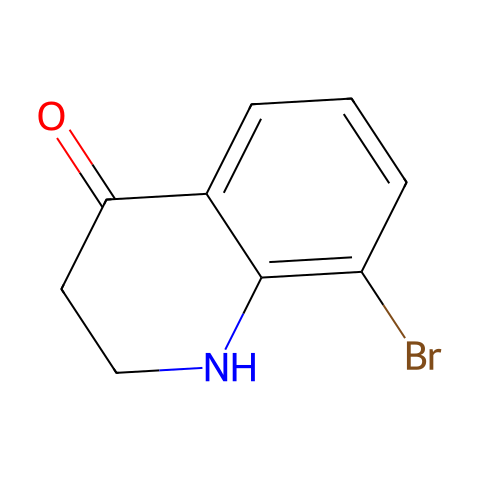 8-溴-2,3-二氢-1H-喹啉-4-酮结构图