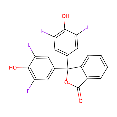 3',3'',5',5''-四碘酚酞结构图