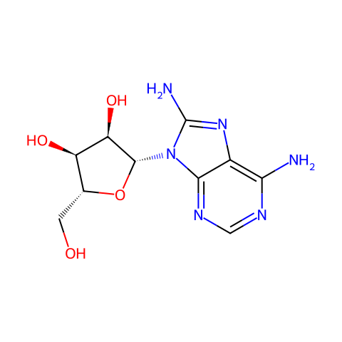 8-Amino Adenosine结构图