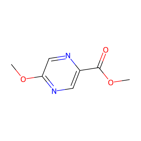 Methyl 5-methoxypyrazine-2-carboxylate结构图
