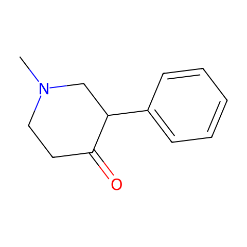 1-methyl-3-phenylpiperidin-4-one结构图