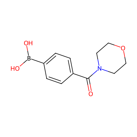 4-(Morpholine-4-Carbonyl)Phebylboronic Acid结构图