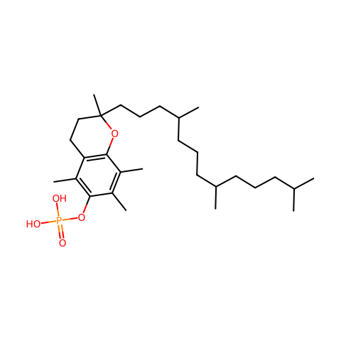 α-Tocopherol (phosphate)结构图