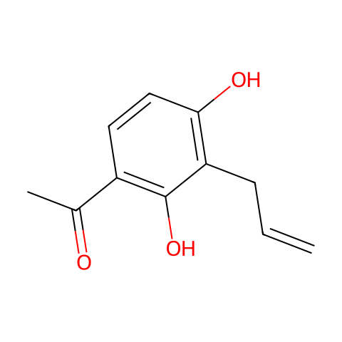 4-Acetyl-2-allylresorcinol结构图