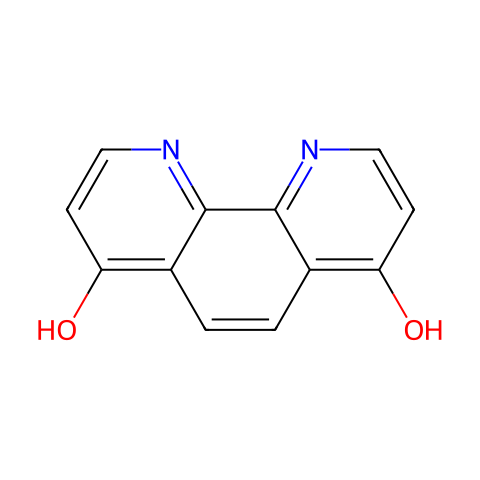 4,7-二羟基-1,10-菲罗啉结构图