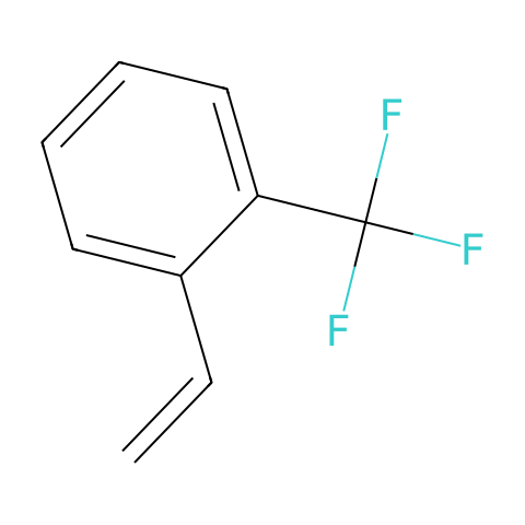 2-(三氟甲基)苯乙烯结构图