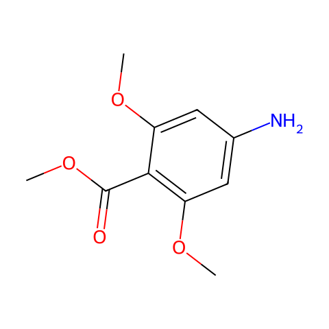 methyl 4-amino-2,6-dimethoxybenzoate结构图