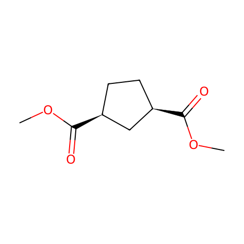 DIMETHYL CYCLOPENTANE-1,3-DICARBOXYLATE结构图