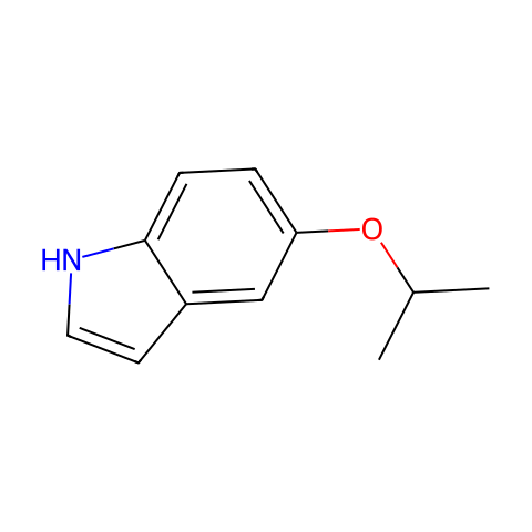 1H-Indole,5-(1-methylethoxy)-(9CI)结构图