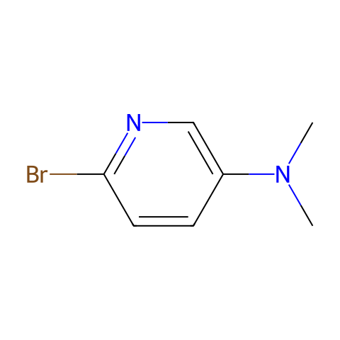 6-溴-N,N-二甲基吡啶-3-胺结构图
