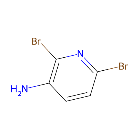 3-氨基-2,6二溴吡啶结构图