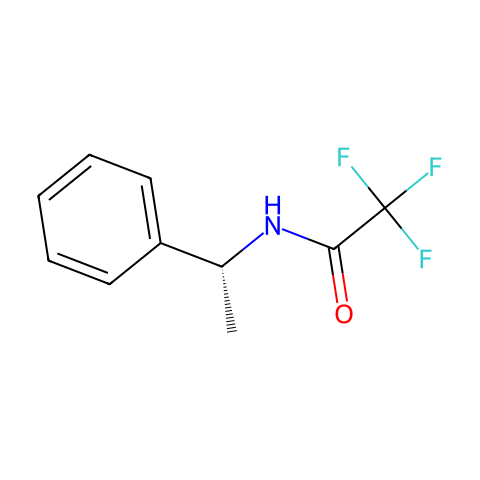 2,2,2-TRIFLUORO-N-[(R)-ALPHA-METHYLBENZYL]ACETAMIDE结构图