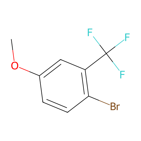 4-溴-3-(三氟甲基)苯甲醚结构图